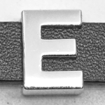 CHROM-Schiebebuchstabe "E" 14mm